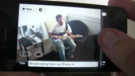 Justin.tv updates for iOS4; now has live video recording for iPhone 4 and 3GS