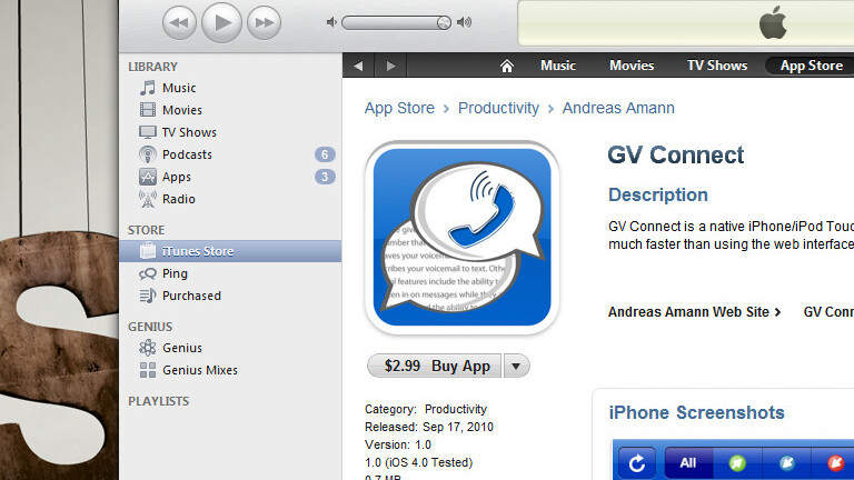 Unofficial Google Voice apps officially land in the App Store