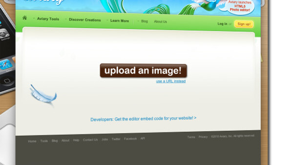 Aviary puts a Feather in its cap with an HTML5 photo editor
