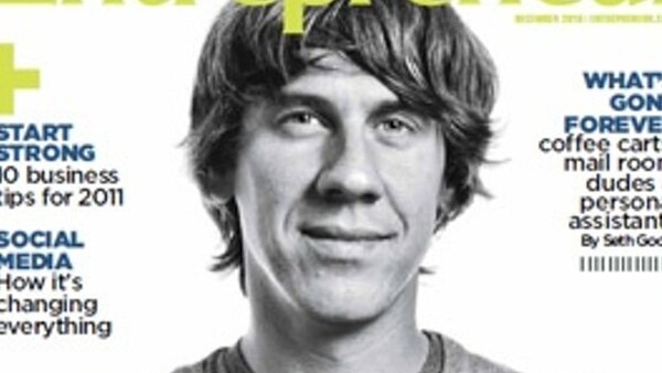 Foursquare’s Dennis Crowley Makes The Cover of Entrepreneur