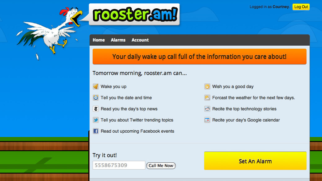 Rooster.AM: a crazy new alarm clock that wakes you up with the top Twitter and social media news
