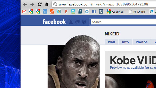 Nike goes social – Customize your new Kobe Bryant kicks on Facebook