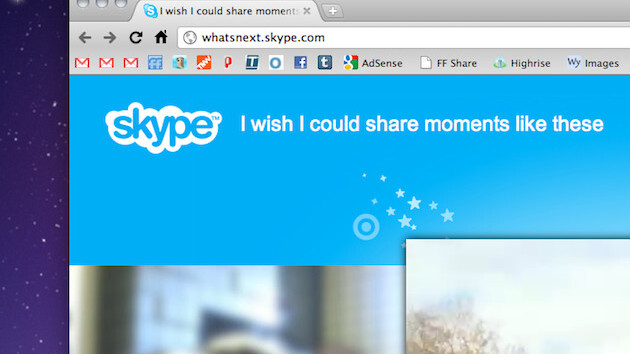 Skype teases its mobile video function with a new landing page