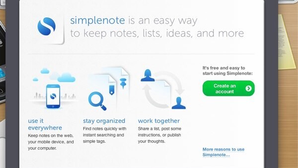 Getting started with SimpleNote’s cloud-synced notes app