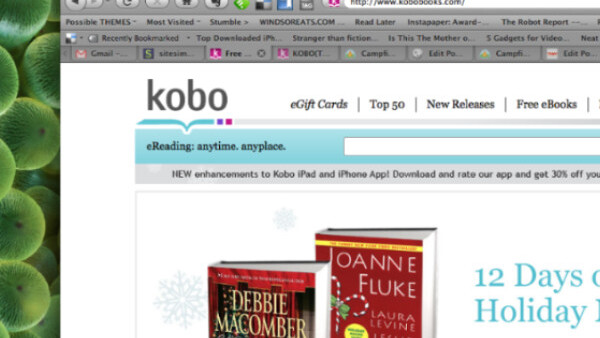 Kobo adds Instapaper & Facebook “like” button