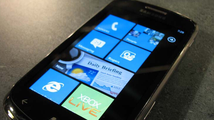 Consumer interest in Windows Phone 7 appears to be slipping