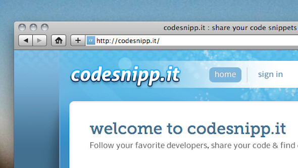 Codesnipp.it: Reborn from ashes into a great code-sharing repository