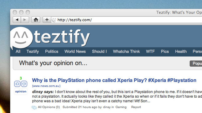 Teztify: It’s like Quora, but for discussions.