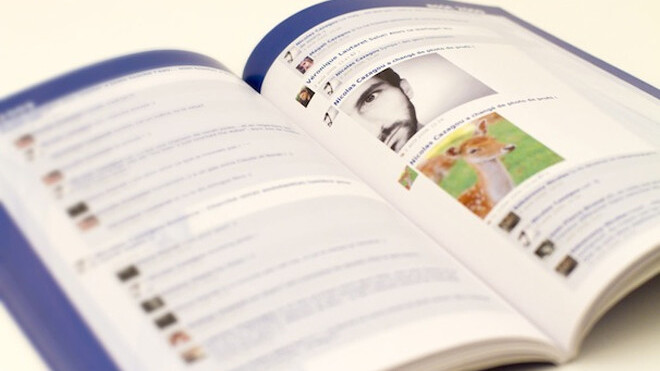 Egobook: Turn your Facebook Profile into a printed book