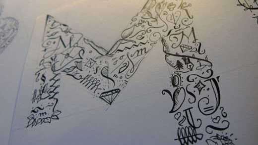 Arcano Type: a painstakingly hand-drawn font