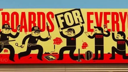 Adstruc disrupts the outdoor ad space with Gary V, Twilio and Shepard Fairey.