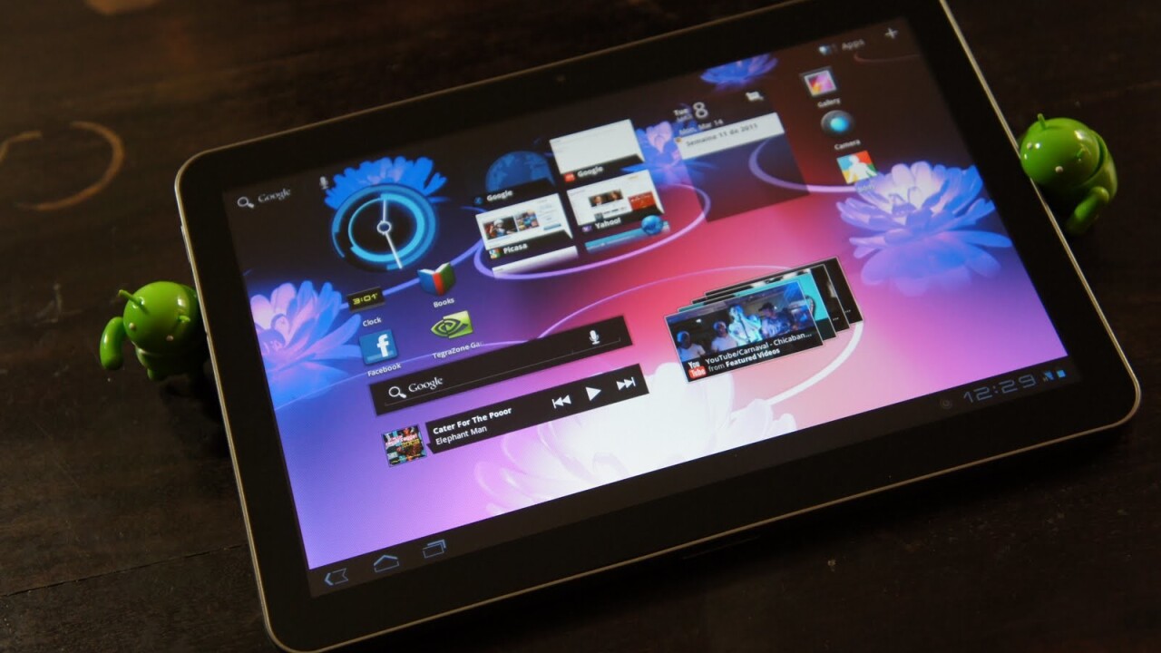 Comprehensive video overview of Samsung Galaxy Tab 10.1 emerges