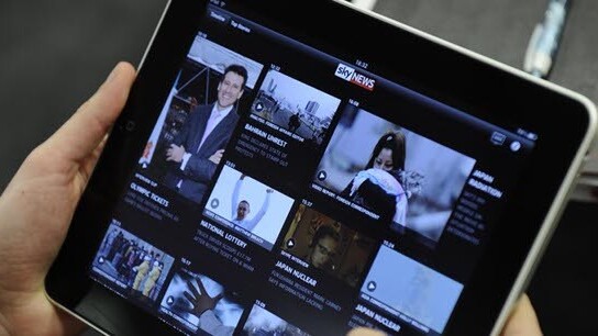 Sky News launches iPad app, and a huge investment in tablet-based TV news