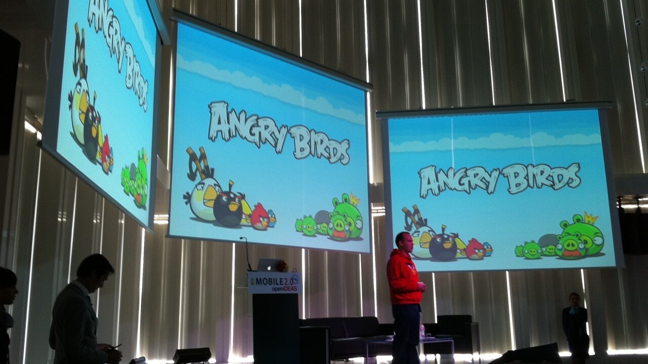 Angry Birds now downloaded more than a million times a day