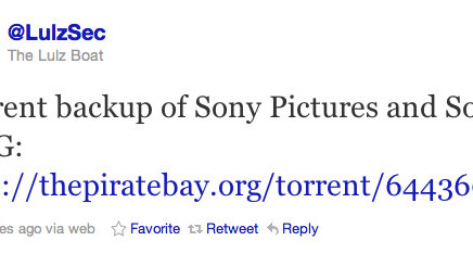 Hackers claim compromise of 1 million Sony Pictures users’ information.
