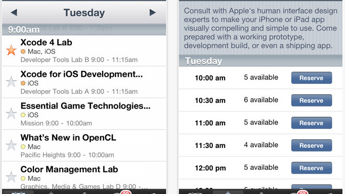 Apple releases its official WWDC 2011 app (for attendees only)