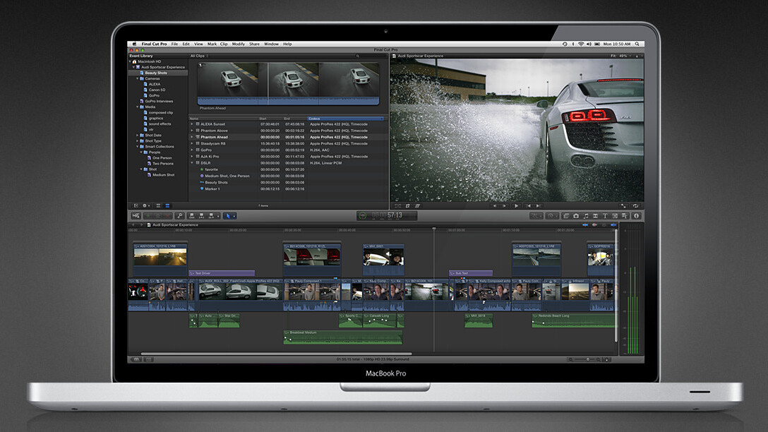 Apple releases Final Cut Pro X on the Mac App Store