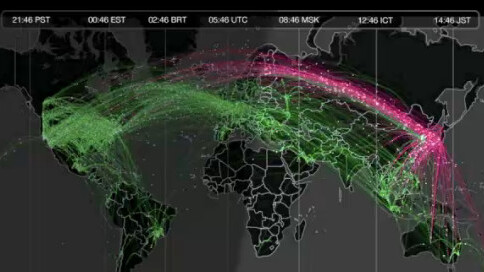 Twitter shows off the worldwide flow of Tweets with visualizations