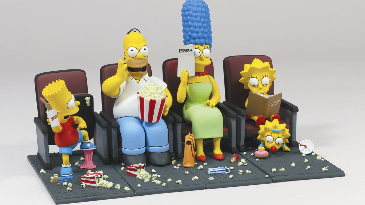 It’s 1989. The Simpsons creator Matt Groening is drawing for Apple Computer.