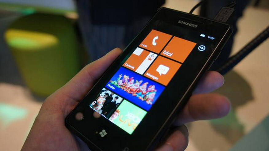 The first WP7 handset running Mango set to land in August