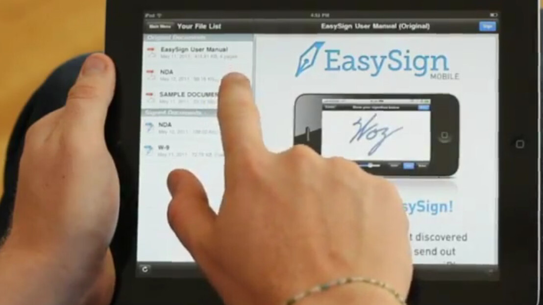 EasySign: A free iOS app for signing PDFs as you go