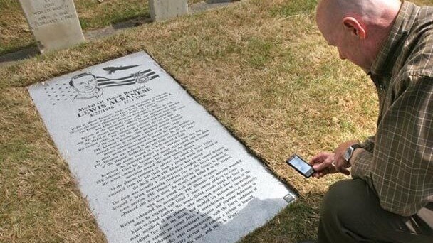 QR codes on headstones in graveyards: Is it brilliant or creepy?