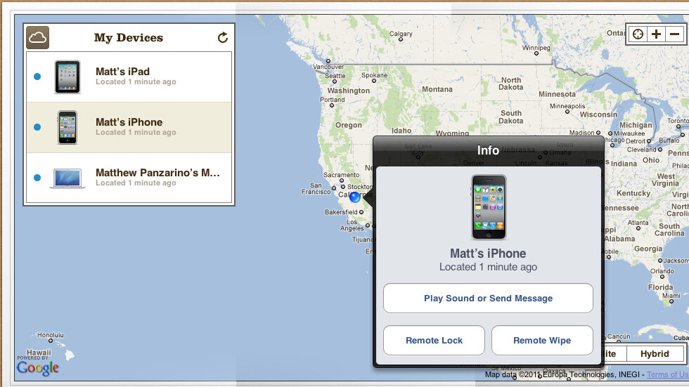 Apple enables Find My iPhone and Find My Mac on iCloud.com
