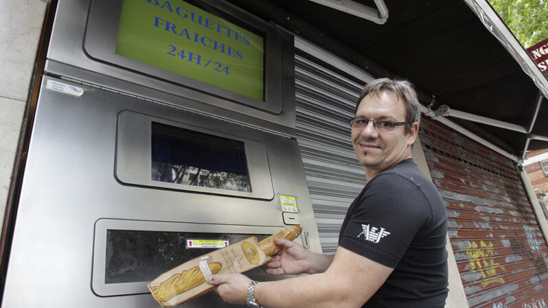 Bon appetit! France gets freshly baked baguette vending machines!