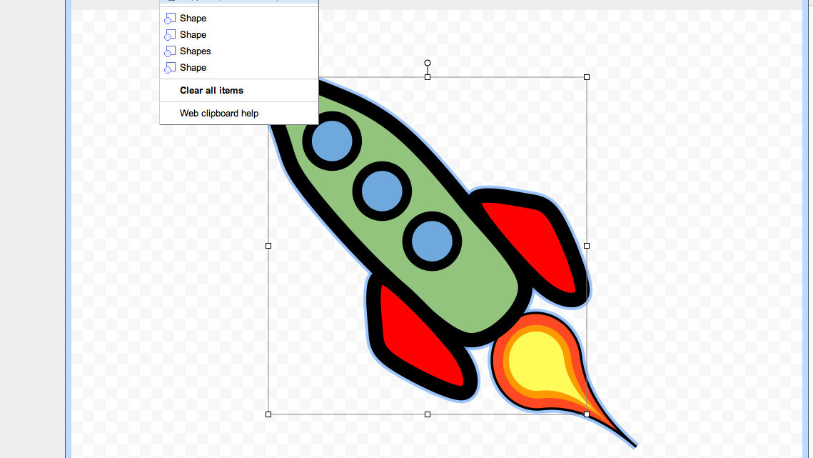 Google Docs adds copy and paste for drawings and shapes