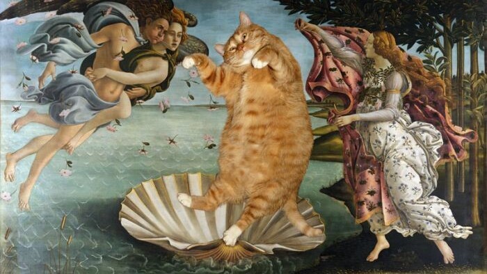Revisiting Art History…The greatest works of art with Cats!