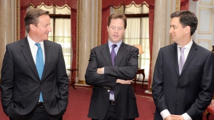 Three of the UK’s top political leaders join Google+