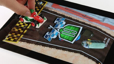 These Disney Cars toys interact with the iPad in a super cool way