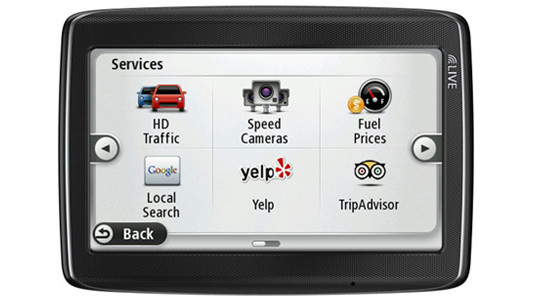 TomTom’s newest GPS gets smart with Yelp, Expedia and Twitter integration