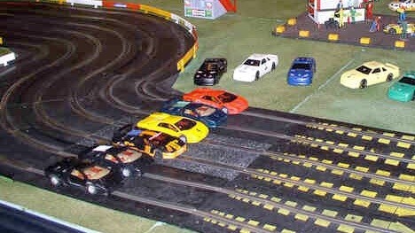 Now THIS is the future: Mind-powered Scalextric slot car racing