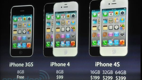 Apple drops price of iPhone 4 to $99, iPhone 3GS is free with contract