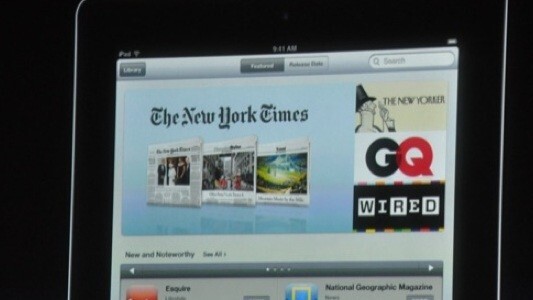 Apple announces NewsStand partners: New York Times, Wired, National Geographic and more