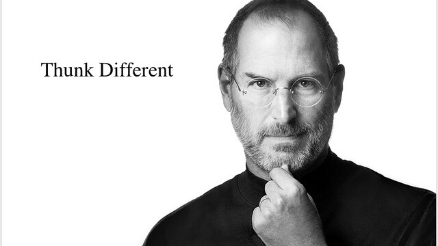 Over One Million Tributes to Steve Jobs shown in a word cloud