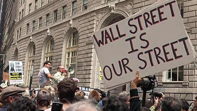 Self-destructing and localized message app aids anti-Wall Street protesters