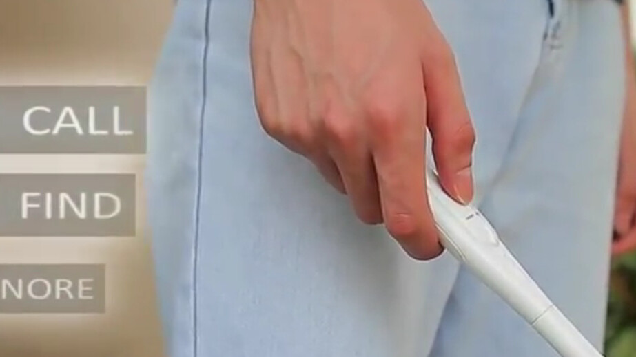 New cane for the blind uses Foursquare checkins to locate nearby friends