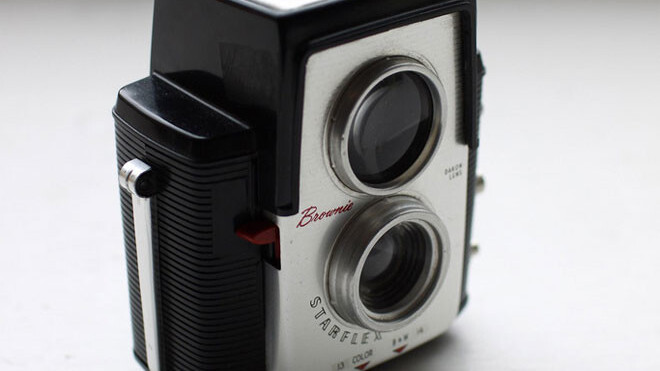 Add some retro flavor to your space with these vintage-camera nightlights