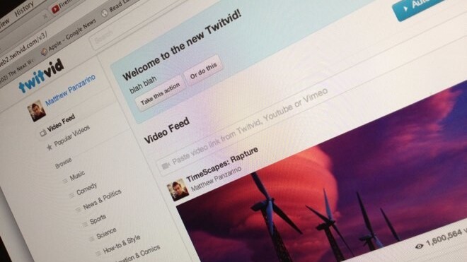 Twitvid launches its new social video network with 12 million users and a slick video discovery experience