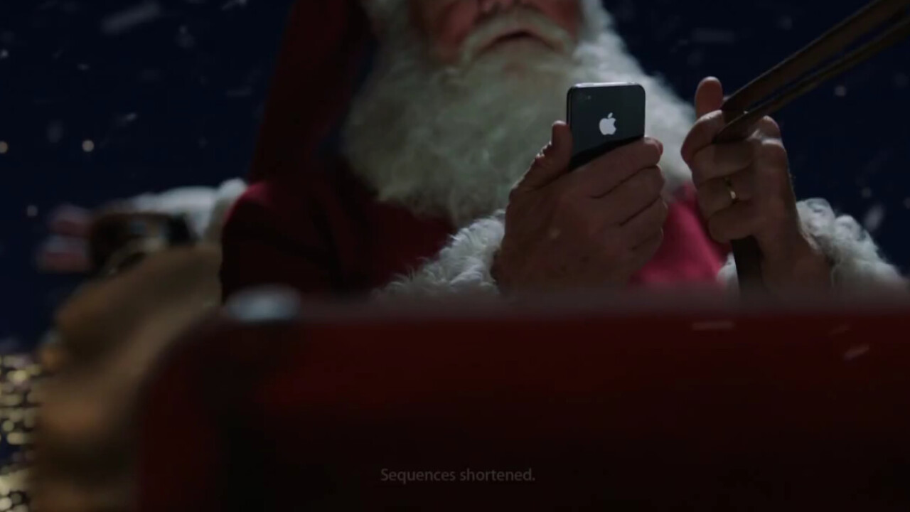 In Apple’s ‘Santa’ ad, Siri’s appointments are for staff at Apple’s marketing firm
