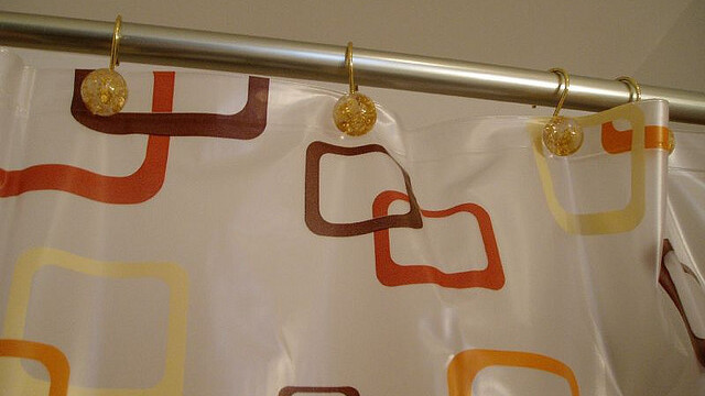 Take your Facebook profile into the bathroom with this highly geeky shower curtain