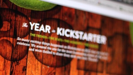 Crowdfunding site Kickstarter received over 30m visitors in 2011, and almost $100m in pledges