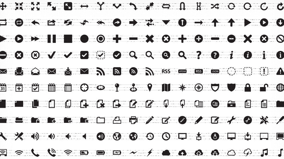 Pictos is like Typekit for your UI with over 650 icons to play with