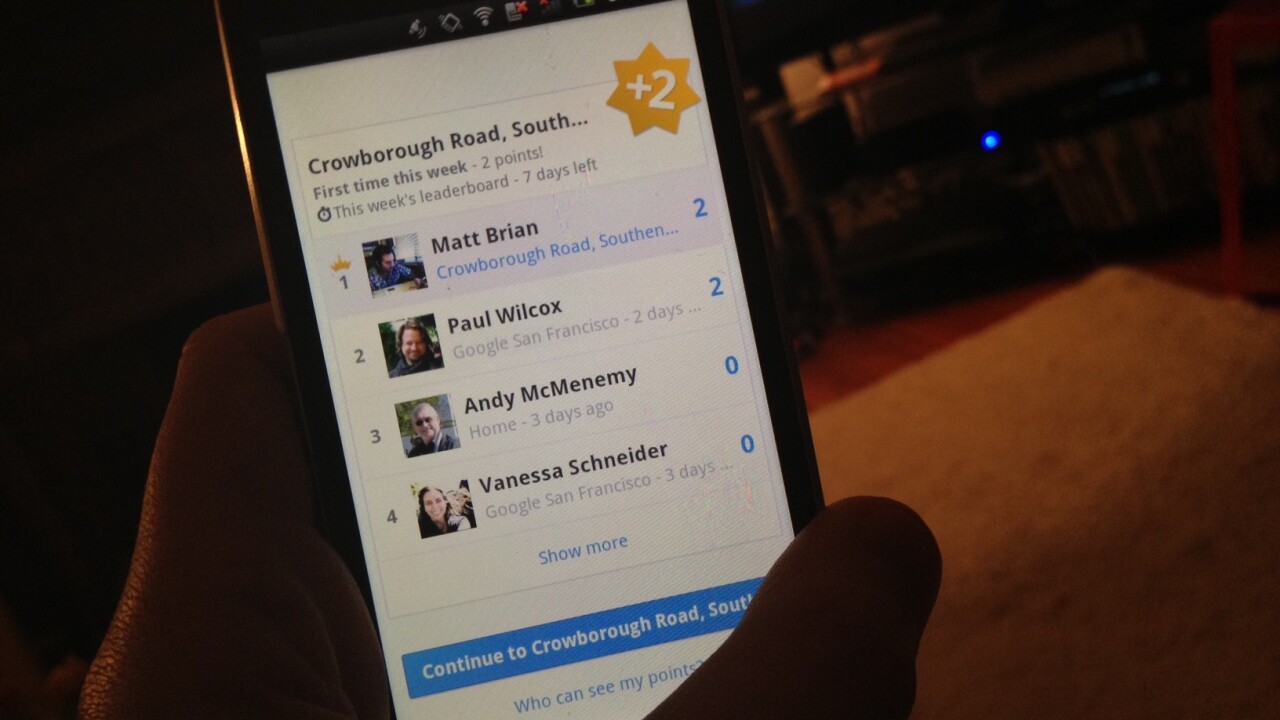 Google’s new Latitude Leaderboards suggest gamified check-ins are coming to Google+