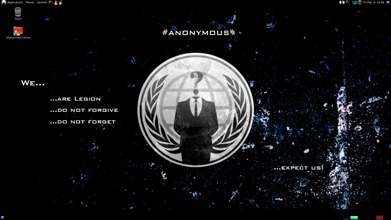 Anonymous has just released its own operating system: Anonymous-OS