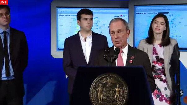 NY Mayor Bloomberg announces Made in New York Digital Map to showcase tech jobs