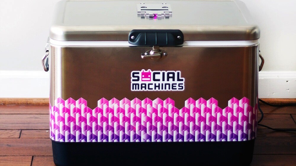 The Foursquare-powered “Social Cooler” arrives in New York City