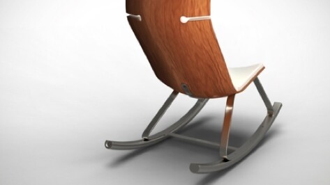 This stylish rocking chair uses your movement to charge your gadgets